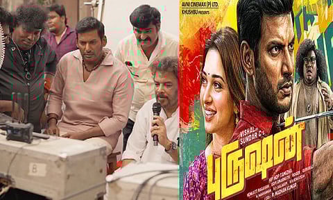 விஷாலின் “புருஷன்” படத்தின் படப்பிடிப்பு வீடியோ வெளியீடு