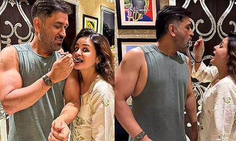 “மனைவி என் பக்கம் இருந்தால் முழு உலகோடும் சண்டையிடுவேன்” - சாக்சி குறித்து தோனி உருக்கம்