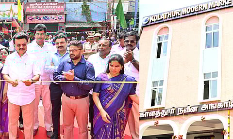 ரூ.19.30 கோடி செலவில் கொளத்தூர் நவீன அங்காடி: மு.க.ஸ்டாலின் திறந்து வைத்தார்