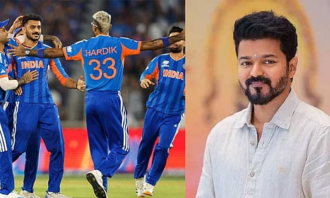 டி20 உலகக் கோப்பையை வென்ற இந்திய அணிக்கு விஜய் வாழ்த்து