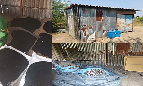 தூத்துக்குடியில் 800 கிலோ வெடி பொருட்கள் பறிமுதல்: போலீஸ் விசாரணை