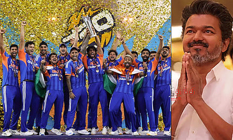 சாம்பியன் பட்டம் வென்ற இந்திய அணிக்கு விஜய் வாழ்த்து