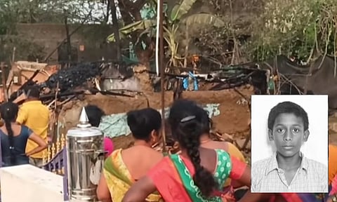 திருவள்ளூர்: மின் கசிவால் வீட்டில் தீ விபத்து - மாணவன் உயிரிழப்பு