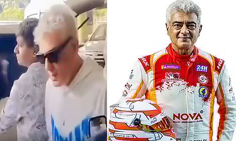 துபாயிலிருந்து சென்னை திரும்பிய நடிகர் அஜித்