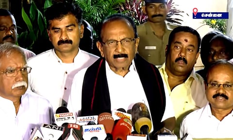 'தொகுதி பங்கீட்டை மகிழ்ச்சியோடு ஏற்கிறோம்' - வைகோ பேட்டி