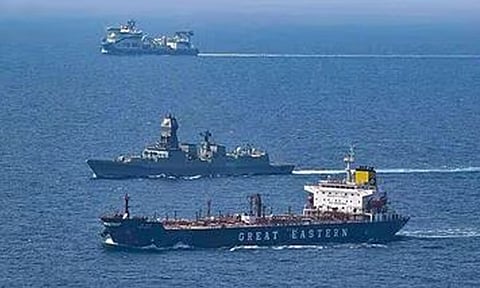 பெர்சியன் வளைகுடாவில் சிக்கிய இந்திய கொடியுடன் கூடிய கப்பல்கள் எத்தனை? என்ன நிலை; விவரம் வெளியீடு