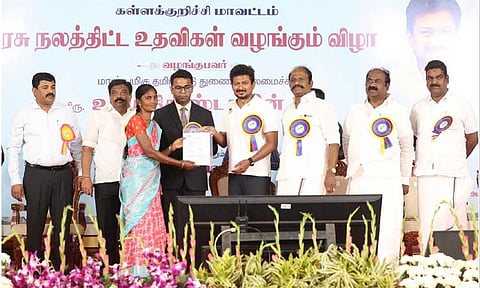 கள்ளக்குறிச்சியில் ரூ.116.24 கோடி மதிப்பிலான நலத்திட்ட உதவிகள் - உதயநிதி ஸ்டாலின் வழங்கினார்