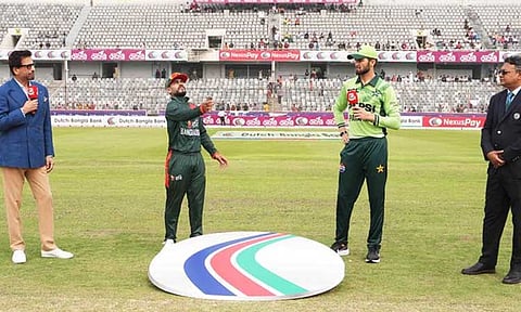 2-வது ஒருநாள் போட்டி: பாகிஸ்தானுக்கு எதிராக வங்காளதேசம் பந்துவீச்சு தேர்வு