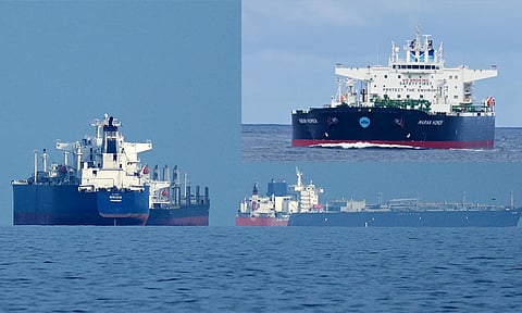 கருங்கடலில் சென்ற கச்சா எண்ணெய் கப்பல் மீது டிரோன் தாக்குதல்