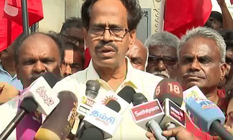 தொகுதி பங்கீடு: ஒரு தொகுதியை குறைத்துக்கொள்ள சொன்னார்கள் - வீரபாண்டியன்