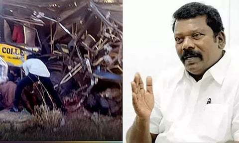 கல்லூரி பஸ் மீது சரக்கு ரெயில் மோதி மாணவர்கள் படுகாயமடைந்தது கவலையளிக்கிறது - செல்வப்பெருந்தகை