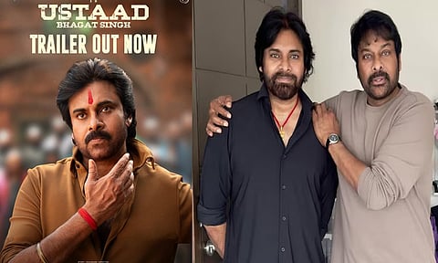 பவன் கல்யாணின் “உஸ்தாத் பகத் சிங்” படத்தின் டிரெய்லரை பாராட்டிய சிரஞ்சீவி