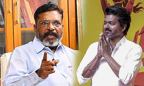 பாஜகவின் அச்சுறுத்தலுக்கு விஜய் அடிபணிந்தால்.... திருமாவளவன் எச்சரிக்கை