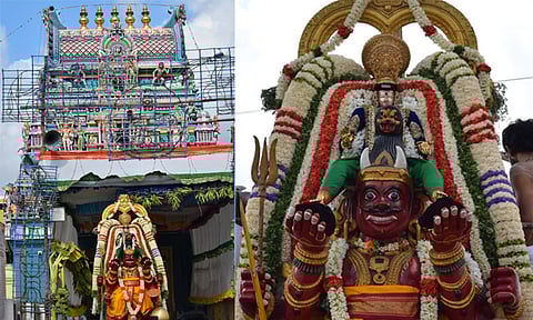 பூத வாகனத்தில் சுவாமி வீதியுலா வந்து அருள்பாலித்த காட்சி