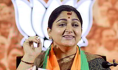 சட்டசபை தேர்தலில் போட்டியா? - நடிகை குஷ்பு பதில்