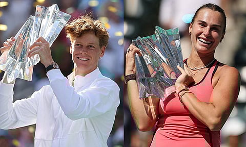 இந்தியன் வெல்ஸ் டென்னிஸ்: சின்னர் , சபலென்கா முதல்முறையாக பட்டம் வென்று சாதனை