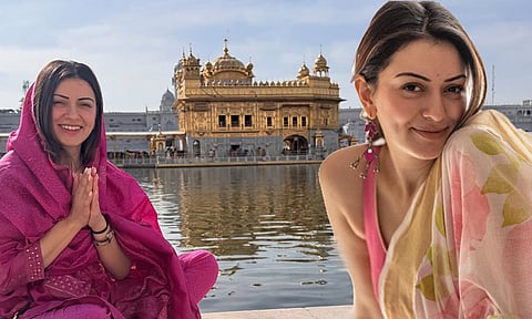 விவாகரத்துக்குப் பின்... பஞ்சாப் பொற்கோவிலில் சாமி தரிசனம் செய்த நடிகை ஹன்சிகா