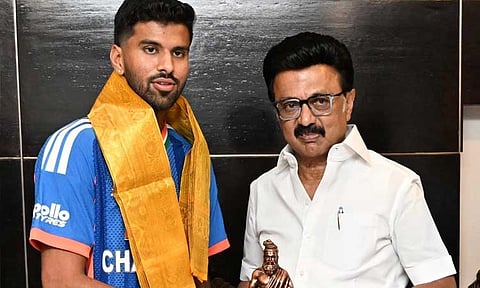 முதல்-அமைச்சரின் அதீத ஆற்றலை கண்டு வியப்படைகிறேன்: வாஷிங்டன் சுந்தர்