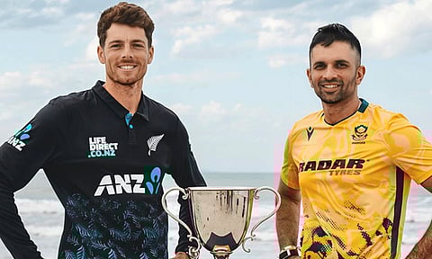 நியூசிலாந்துக்கு எதிரான 2-வது டி20 போட்டி: தென் ஆப்பிரிக்கா பந்துவீச்சு தேர்வு