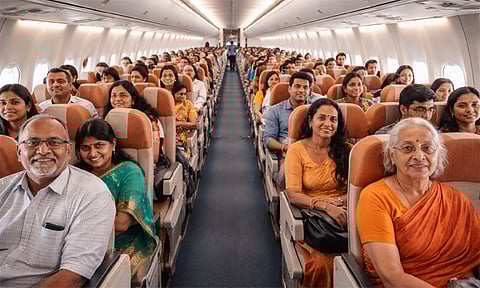விமானங்களில் 60 சதவீத இருக்கைகளுக்கு சீட் தேர்வு கட்டணம் வசூலிக்க கூடாது: டிஜிசிஏ உத்தரவு