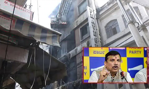 ஏணி வேலை செய்யவில்லை, வலை இல்லை... 9 பேரை பலி கொண்ட டெல்லி தீ விபத்து திட்டமிட்ட சதியா? ஆம் ஆத்மி திடுக்கிடும் குற்றச்சாட்டு