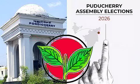 ‘புதுச்சேரியில் கூட்டணி தர்மத்துக்காக 2 தொகுதிகளை ஏற்றோம்’ - அ.தி.மு.க.