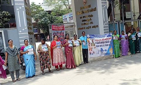 சட்டமன்ற தேர்தல்: சென்னையில் உள்ள 16 தொகுதிகளிலும் வாக்காளர்களுக்கு விழிப்புணர்வு
