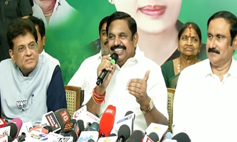 ‘தேசிய ஜனநாயக கூட்டணி 210 இடங்களில் வெற்றி பெறும்’ - எடப்பாடி பழனிசாமி