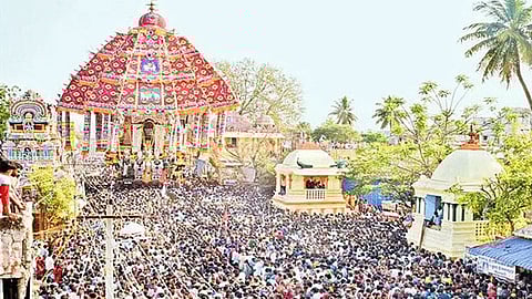 திருவாரூர் தேரோட்டம் (கோப்பு படம்)