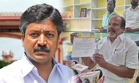 சி.வி.சண்முகம் மீது அதிருப்தி: அதிமுக நிர்வாகி விலகல்