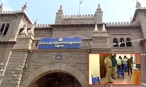 மதுரை கலெக்டர் அலுவலகத்திற்கு வெடிகுண்டு மிரட்டலால் பரபரப்பு
