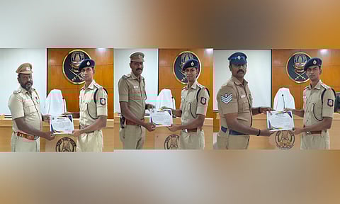 குளத்தூர் சிறுமி கொலை வழக்கில் சிறப்பாக பணியாற்றிய போலீசாருக்கு எஸ்.பி. பாராட்டு