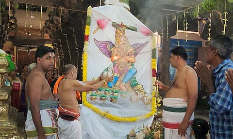 பங்குனி உத்திர விழாவிற்கான கொடியேற்றம்