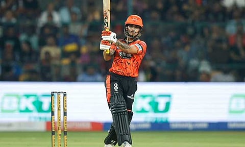 இஷான் கிஷன் அதிரடி: ஐதராபாத் அணி 201 ரன்கள் குவிப்பு