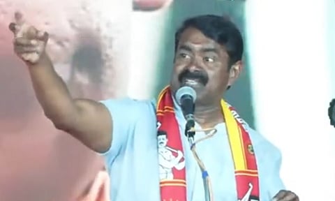 "தேர்தலில் வெற்றியடையணும்னு நெனச்சிருந்தா... - பிரசாரத்தில் சீமான் பேச்சு