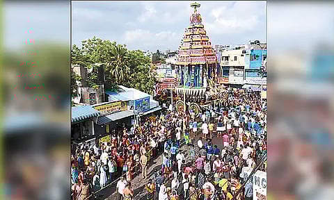 மருந்தீஸ்வரர் கோவிலில் நாளை பங்குனி திருவிழா தேரோட்டம்!