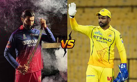 சென்னை - ராஜஸ்தான் இன்று மோதல்... பழைய அணிக்கு எதிராக சாம்சன், ஜடேஜா - ரசிகர்கள் எதிர்பார்ப்பு