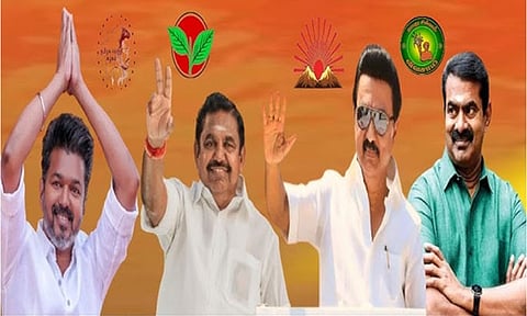 எனதருமை வாக்காளர் பெருங்குடி மக்களே.. தலைவர்கள் களம் இறங்குவதால் களைகட்டும் தேர்தல் பிரசாரம்