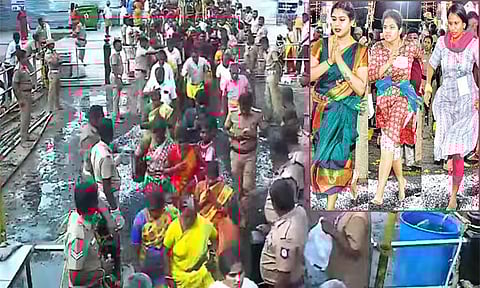 குண்டம் இறங்கிய பக்தர்கள்