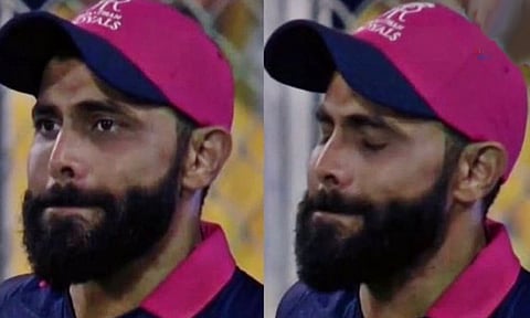 சென்னை - ராஜஸ்தான் போட்டியின் நடுவில் கண்கலங்கிய ஜடேஜா... வீடியோ வைரல்