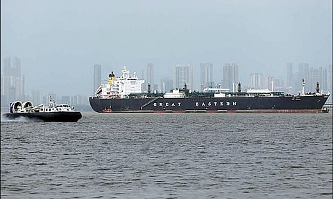 ஹார்முஸ் நீரிணை வழியாக 47 ஆயிரம் டன் எல்.பி.ஜி.யுடன் இந்தியா வந்தடைந்த கப்பல்