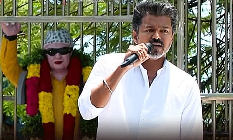 'ஜனநாயகன்' பட பிரச்சினை; தேர்தல் பிரசாரத்தில் முதல்முறையாக பேசிய விஜய்
