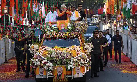 எதிர்க்கட்சிகளின் நோக்கம் வீக் புதுச்சேரி: எமது நோக்கம் பெஸ்ட் புதுச்சேரி - பிரதமர் மோடி