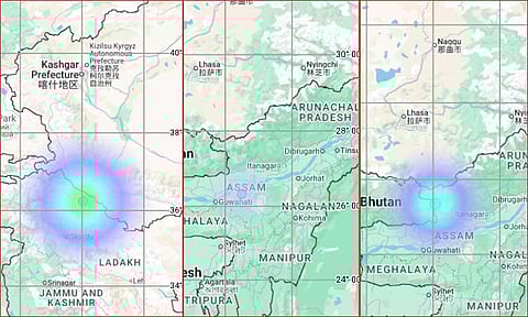 லடாக், அசாம், அருணாச்சல பிரதேசத்தில் அடுத்தடுத்து நிலநடுக்கம்