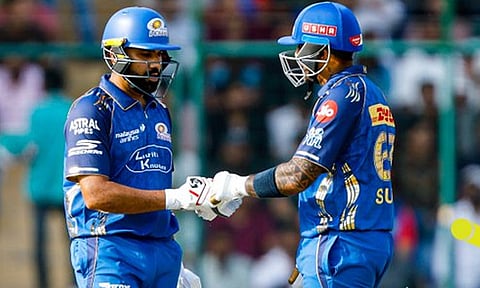 டெல்லி அணிக்கு 163 ரன்கள் இலக்கு நிர்ணயித்த மும்பை