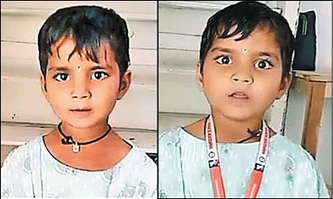 இரட்டை பெண் குழந்தைகளை கிணற்றில் தள்ளி கொன்ற தந்தை கைது