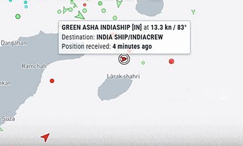 ஹார்முஸ் நீரிணையை கடந்து 8-வது கப்பல் இந்தியாவை நோக்கி வரத் தொடங்கியது