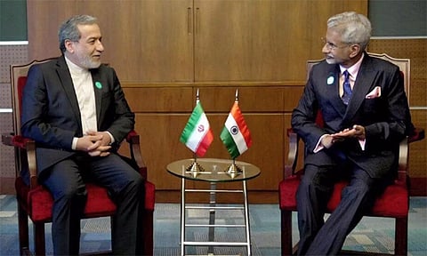 ஜெய்சங்கருடன் ஈரான் வெளியுறவுத்துறை மந்திரி பேச்சுவார்த்தை