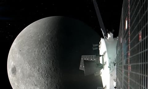 நிலவின் பின்புறம் நாசாவின் விண்கலம் சென்றபோது.. துண்டிக்கப்பட்ட தொடர்பு.. திக்..திக்.. நிமிடங்கள்