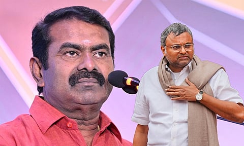 சீமானுக்கு காரைக்குடியுடன் தொடர்பு இல்லை: கார்த்தி சிதம்பரம்